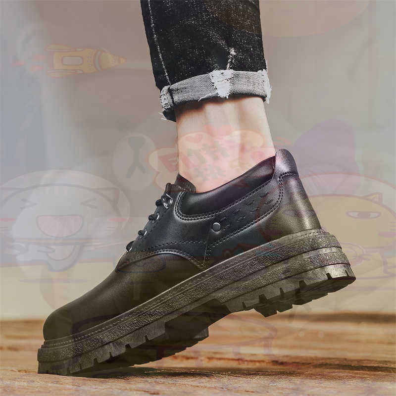 Men Accessories Low Price - Escuro natural couro moda formadores tênis