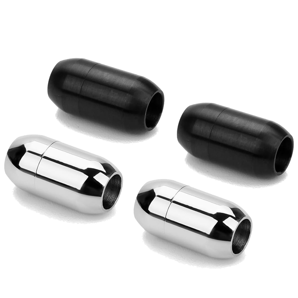 Men Accessories Jewellery - 2 pçs de aço inoxidável fecho