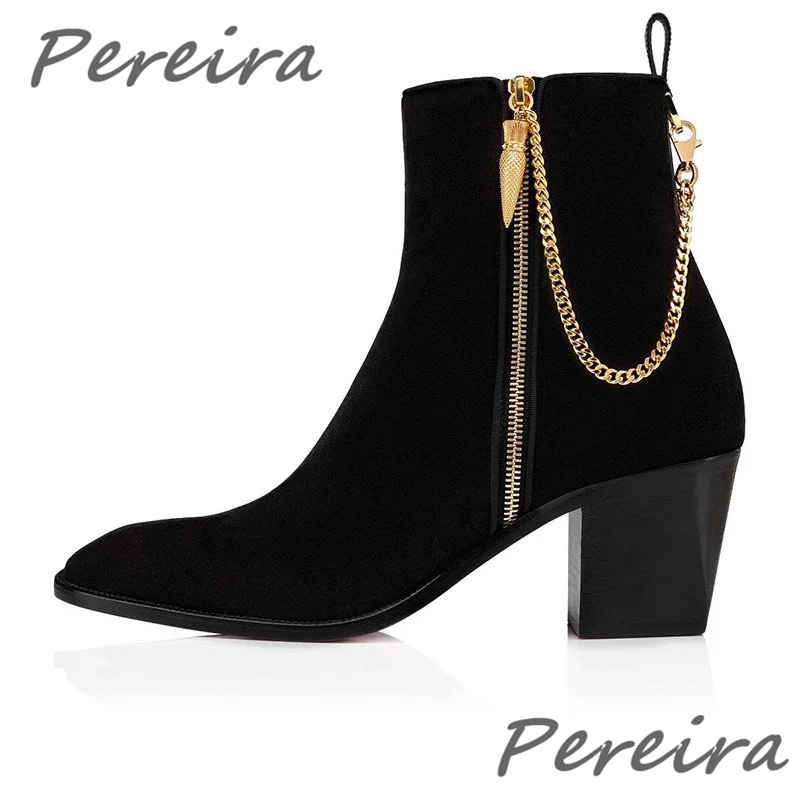 Men Accessories Jewellery - Botas de tornozelo de camurça masculina