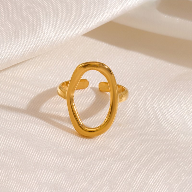 Men'S Accessories Jewelry Sale - Anenjery 316l aço inoxidável oco oval