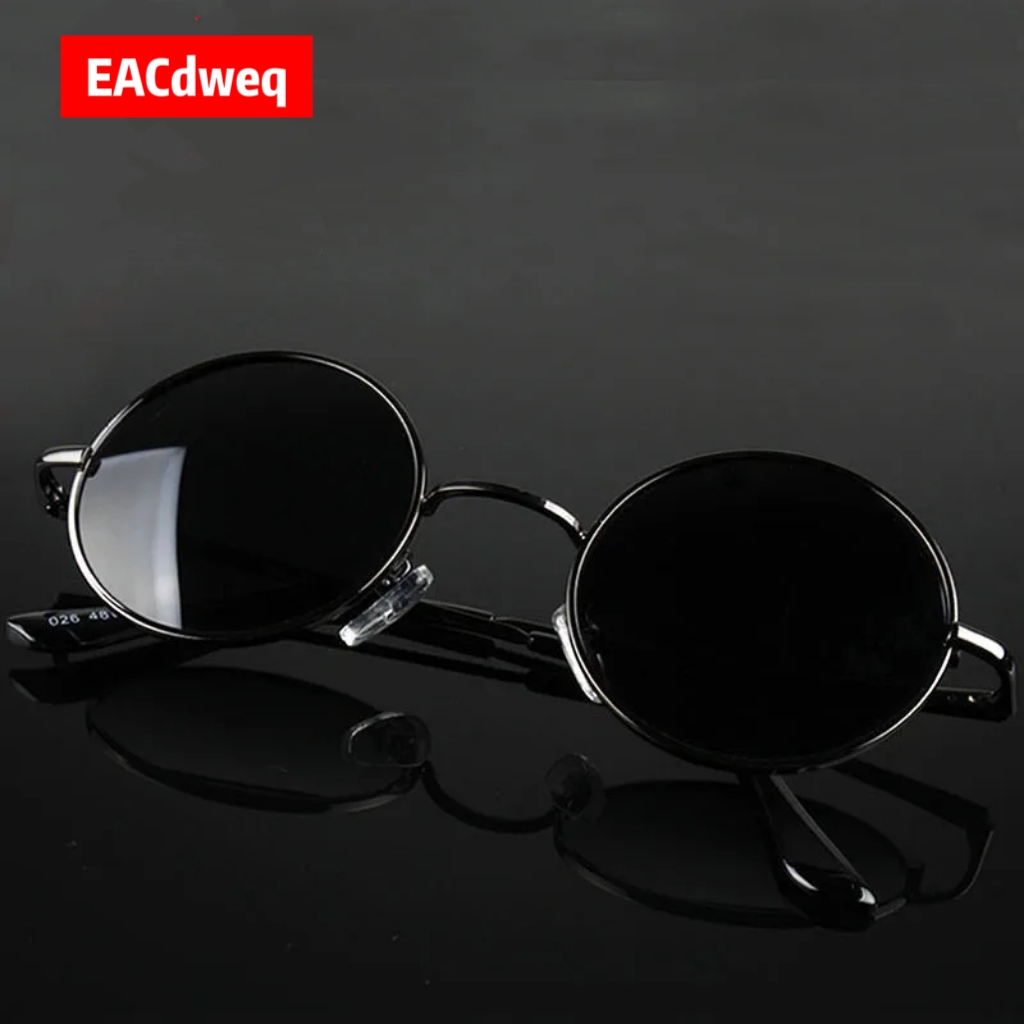 Men'S Accessories Glasses - Óculos de Sol Redondos Retrô Vintage