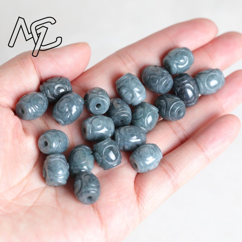 5 Peças de Contas de Jade Azul - Men Accessories Jewellery avaliação e preço
