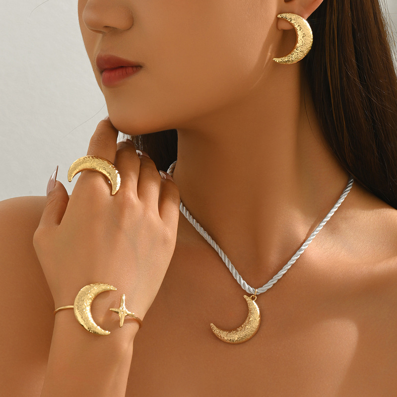 Conjunto de joias femininas co - Men'S Accessories Rings avaliação e preço