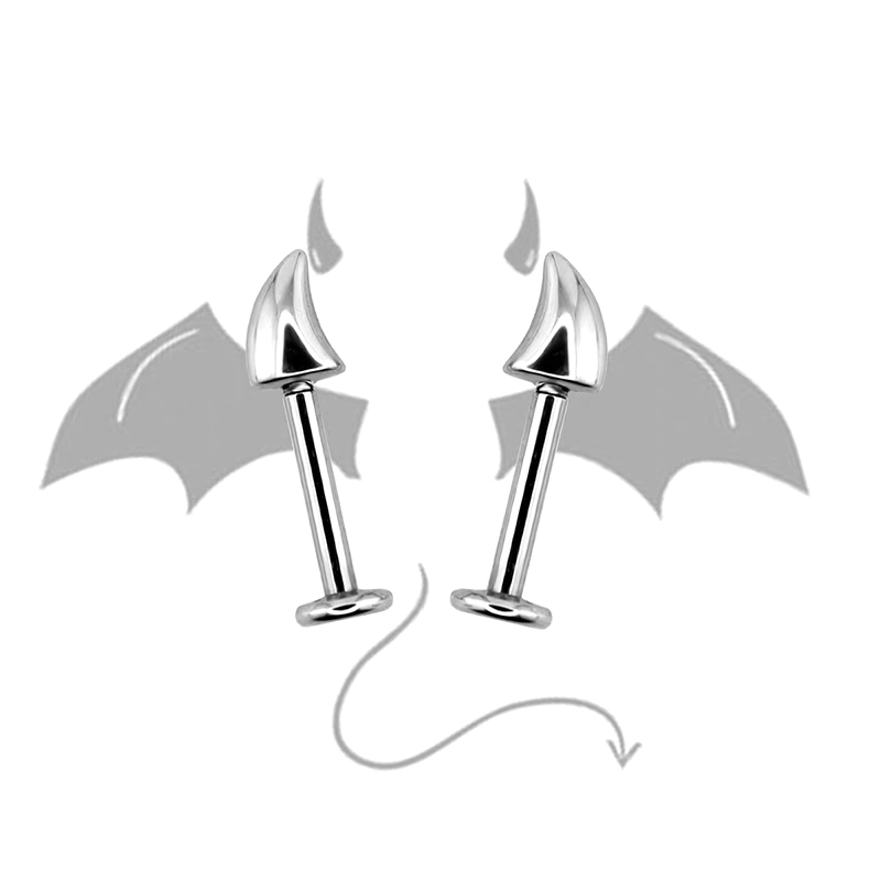 Brinco de piercing com chifres - Men'S Accessories Jewelry Sale avaliação e preço