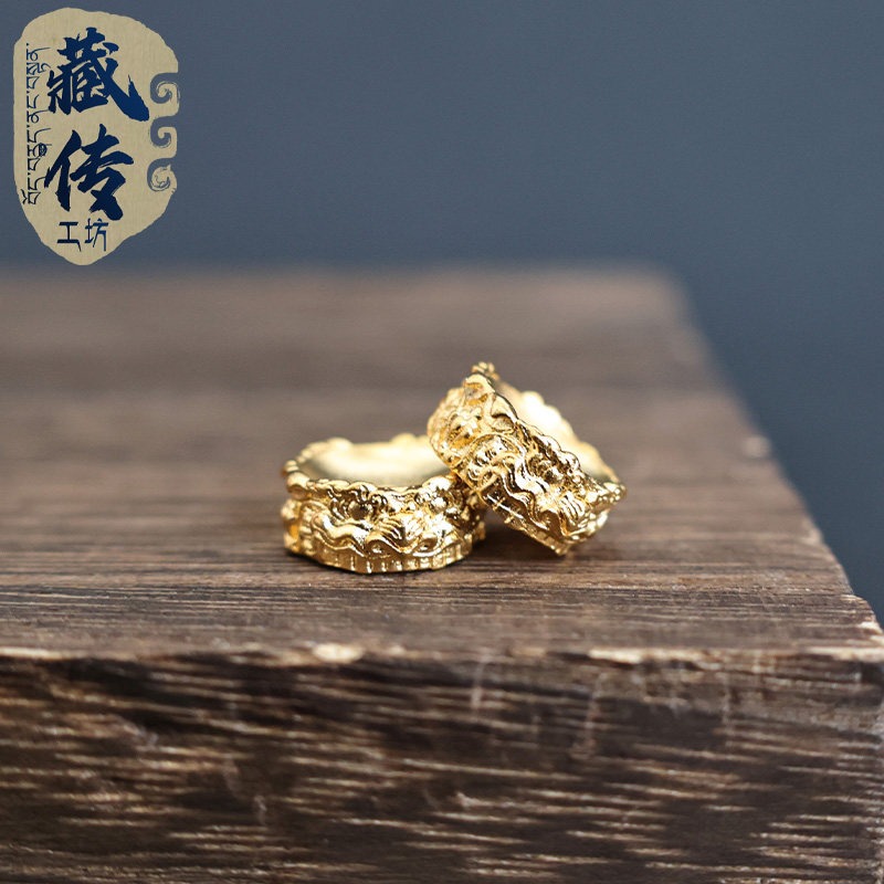 Anel espaçador com motivos de  - Men'S Accessories Rings avaliação e preço