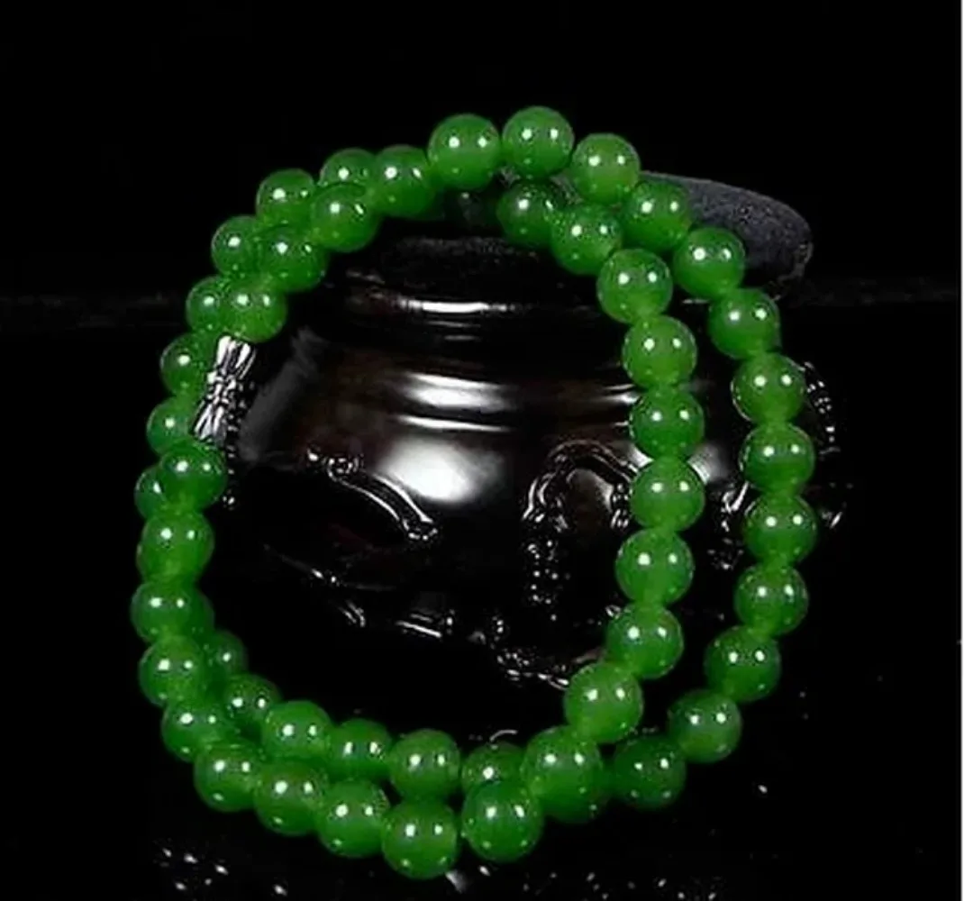 Genuíno natural verde contas c - Men Accessories Fashion avaliação e preço
