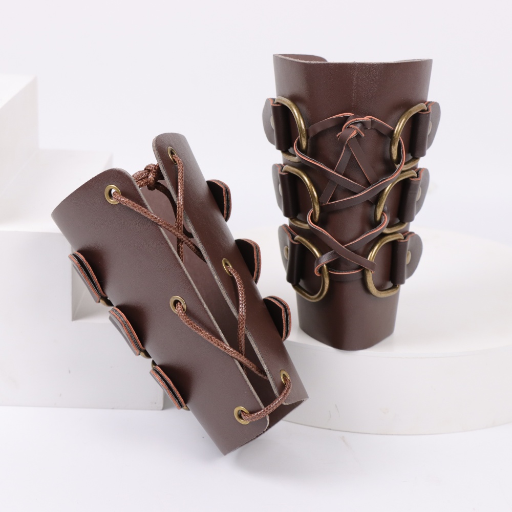 Luvas longas de couro para tir - Medieval Men'S Accessories avaliação e preço