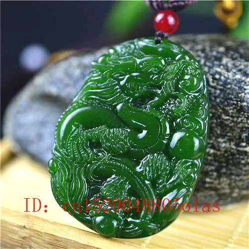 Natural Verde Chinês Jade Drag - Men Accessories Fashion avaliação e preço