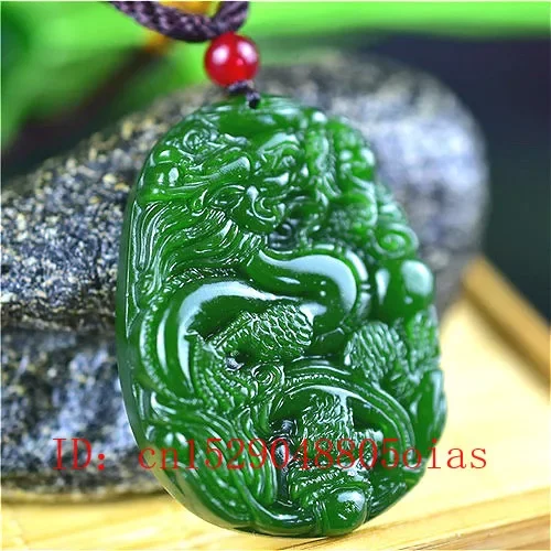 Natural Verde Chinês Jade Drag - Men Accessories Fashion avaliação e preço