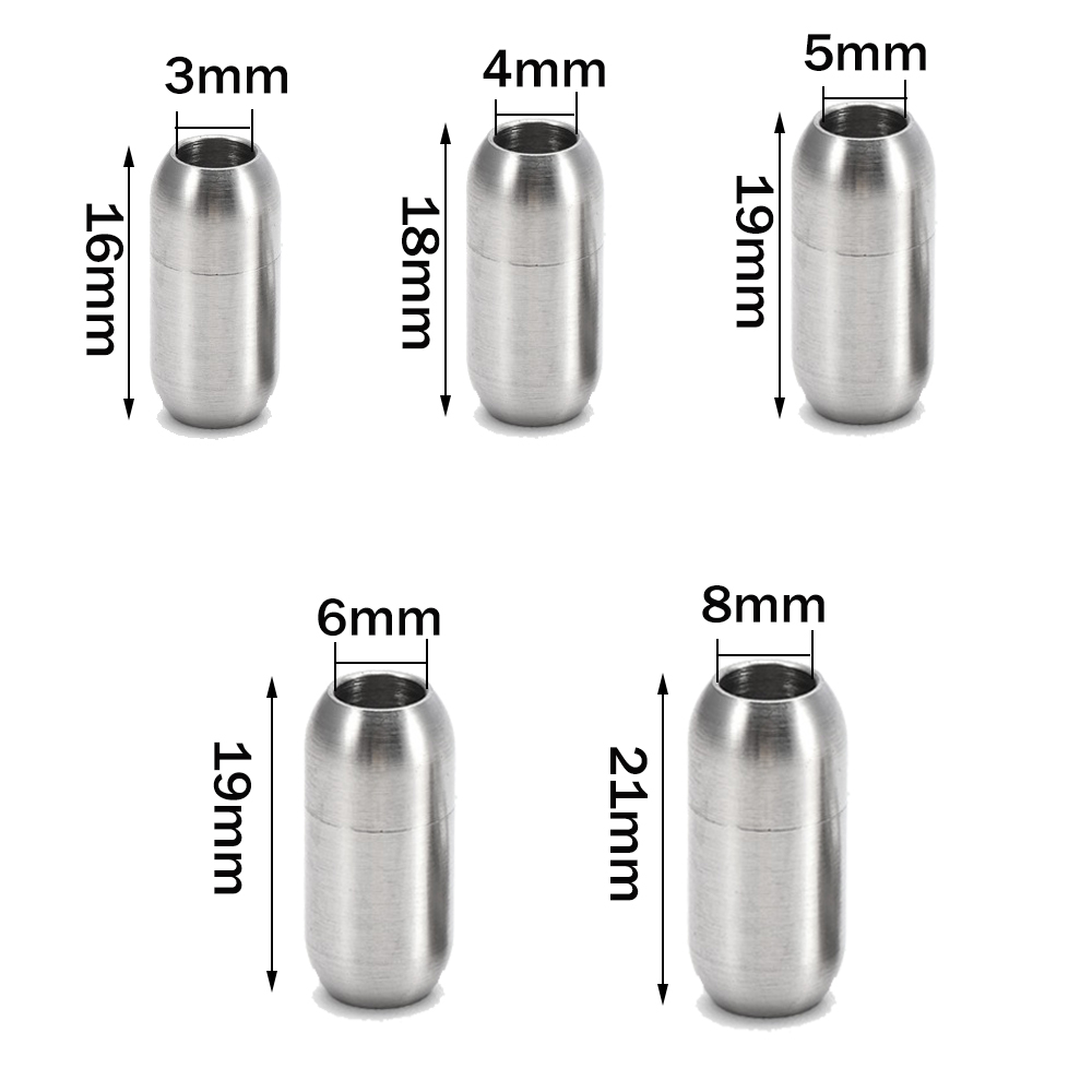 2 pçs de aço inoxidável fecho  - Men Accessories Jewellery avaliação e preço