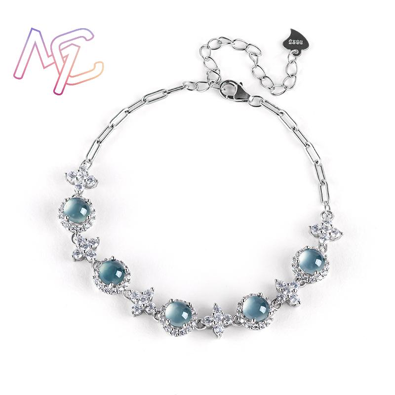 Azul myanmar jadeite pulseira  - Men Accessories Fashion avaliação e preço