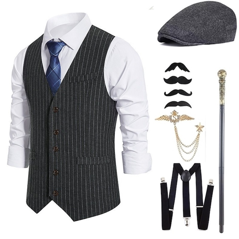 Conjunto de Fantasia de Gangst - Men'S Accessories In The 1920S avaliação e preço