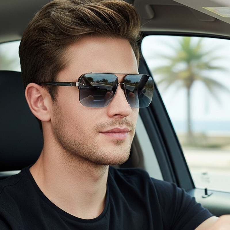 Novos Óculos de Sol Gradiente  - Men'S Accessories Glasses avaliação e preço