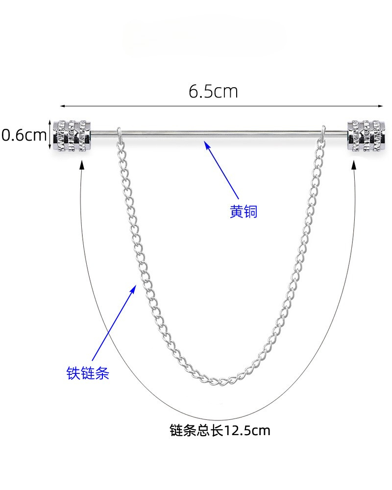 Novo Broche Masculino para Cam - Men Accessories Fashion avaliação e preço