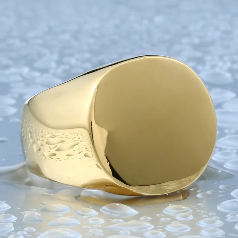Signet Square Finger Rings for - Men'S Accessories Jewelry Sale avaliação e preço