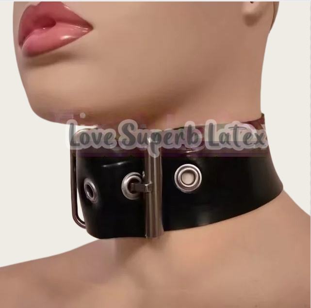 Coleira de Látex Sexy de 0,4mm - Men Accessories For Neck avaliação e preço