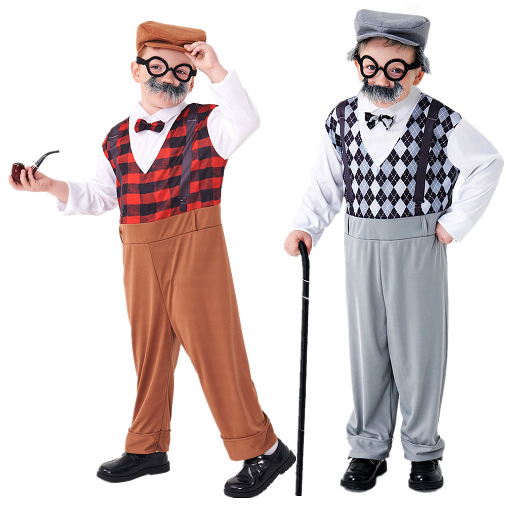 Halloween cosplay velho traje  - Men'S Accessories Glasses avaliação e preço